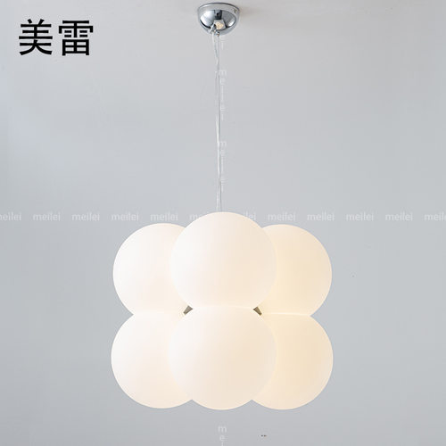 北欧意式极简圆球餐厅吊灯