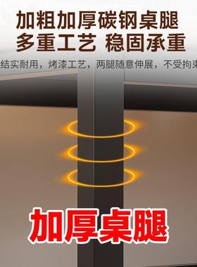 bky学电条脑桌台式公家用办桌学生书桌习桌AN8Kxki3现做靠墙长桌