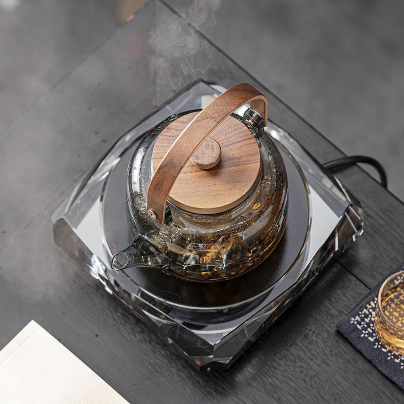 围炉煮音茶水晶陶电套装耐高温玻炉璃MJ+壶壶家用烧水壶静煮茶器