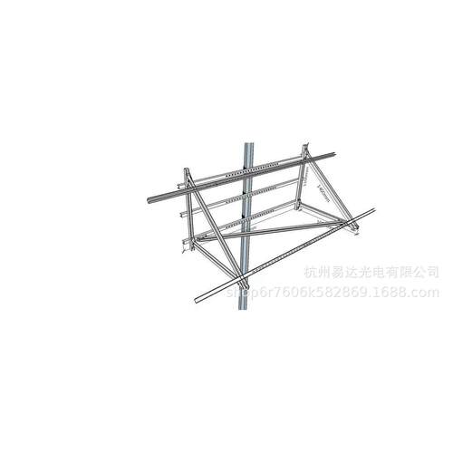 YDZJ3*18太阳能抱杆伏支架3含定块180W全套抱箍光稳可靠