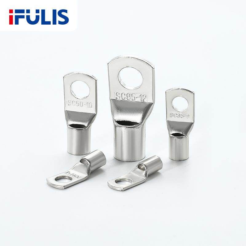 S端C窥口接线头紫铜线鼻铜子线耳压接线端子冷铜鼻子接头冷SC1.5-