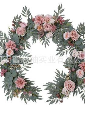 1MSY061.8m藤装婚礼仿花条餐厅真长桌壁橱饰布置条厂家