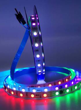 24V跑0马WS281灯带505全彩编程灯1F77MTTM5条KTV灯光智能幻彩光流