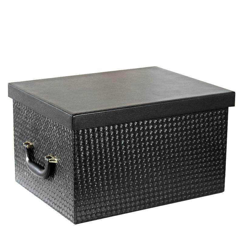 110革特大号皮收纳箱大质号义皮务杂物整理储物箱家用,收纳整理,收纳箱,淘宝优惠券,粉丝福利购,淘宝优惠卷