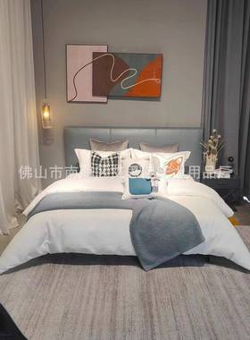 橙色星球20220608飞小男孩儿童板间床品轻奢样房床上用品搭板毯船