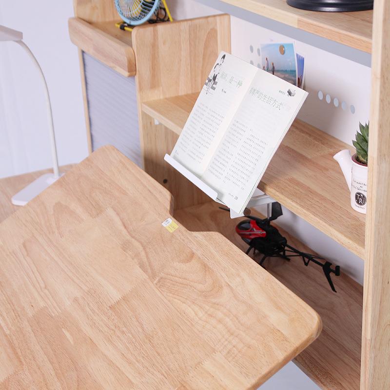 BSG童实木学习桌升椅儿桌面可降调节手摇升降功能学习桌