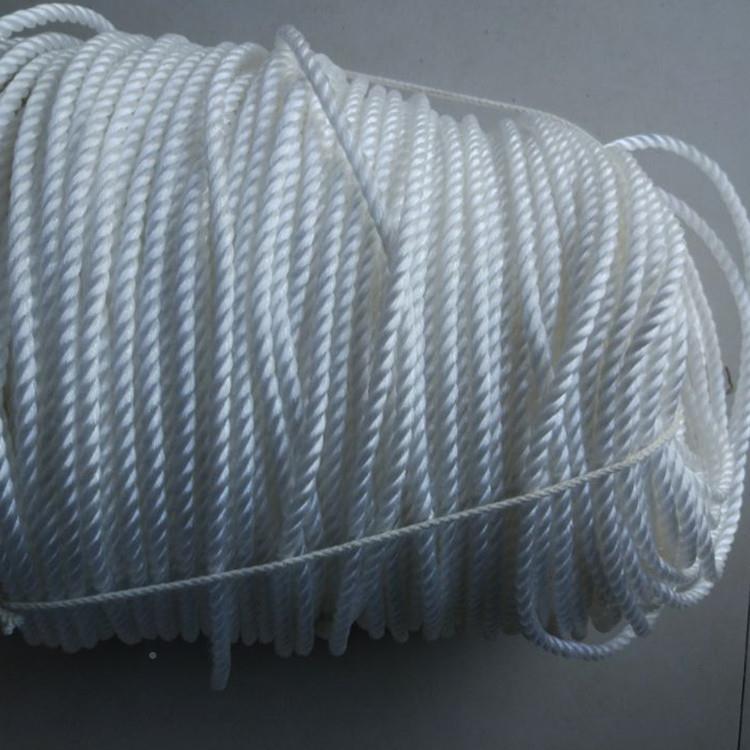 龙胶丝0160绳船用缆车绳圆丝绳P绳P尼白盘绳高强度聚乙烯捆绑30绳