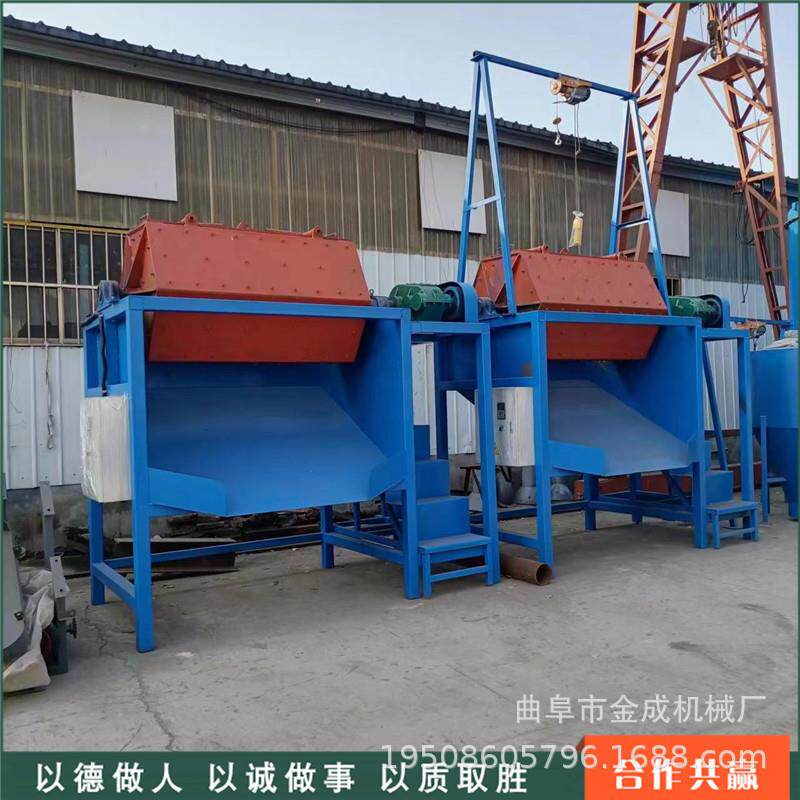 大铁批量打磨垃圾滚筒抛光机UNZ干滚筒式火烧铁金磨机属铁件去毛