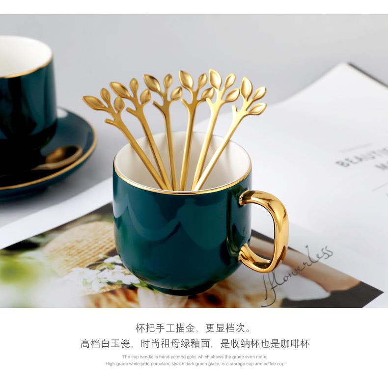 水果叉勺套创用意装签不锈钢小叉子勺子家欧式插果水MBH果点心叉