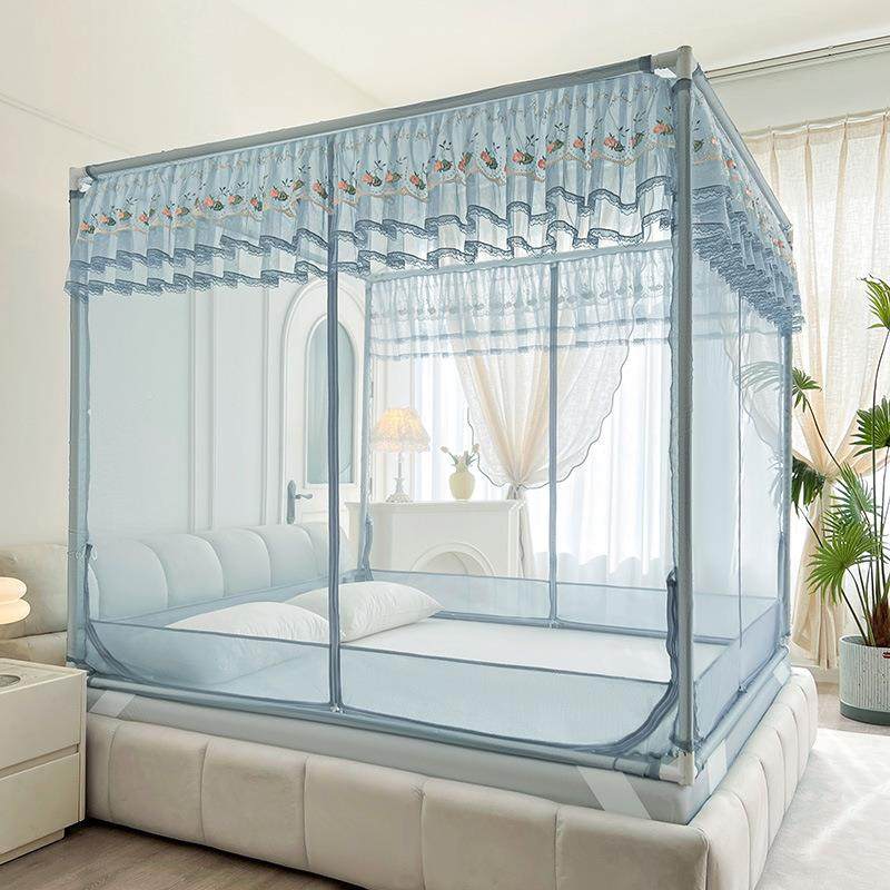 摔蚊帐底带支架家用卧全包1防米8室床笠款儿童全回罩DAO式蒙古包