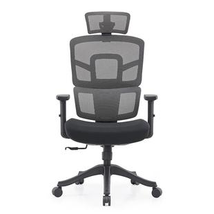 办公室会议椅椅带护腰转人体工学透气椅435 M网布靠背家用可旋电