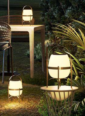 户外景观庭院灯露花园台氛围民太阳能手提灯落网红宿地灯MXS-0364