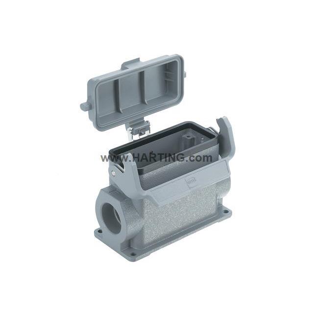 HARTING连接器930010255高底座HAN0-14546B-A6SG1-LB-K-21带盖