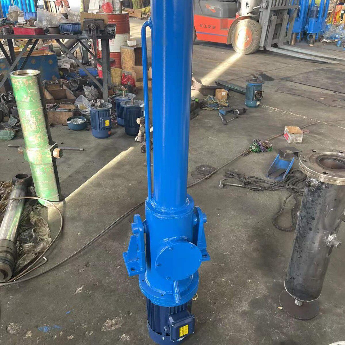 电动液压推杆液压伸缩杆DYTZ直式电液推杆