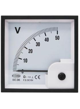 KDSI指针式直流电压测量表头BE-96DC10V50V电压表