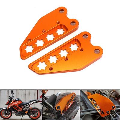适用KTMDUKE390DUKE250125改装脚踏侧翼装饰前后飞翼保护盖翅膀