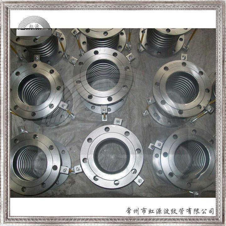 不锈钢波纹膨胀节单式轴向补偿器伸缩节拉杆式法兰式价格