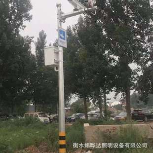 立杆八角监控杆 兰州监控立杆厂家 可倾式监控杆 卡口监控立杆