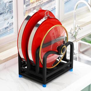 厨房放锅盖的架子台面置物架不锈钢落地家用大尺寸案板架菜赵莉仰