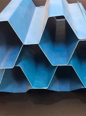 PVC斜管六角蜂窝dn50mm污水处理沉淀除砂煤矿化工生化池填料