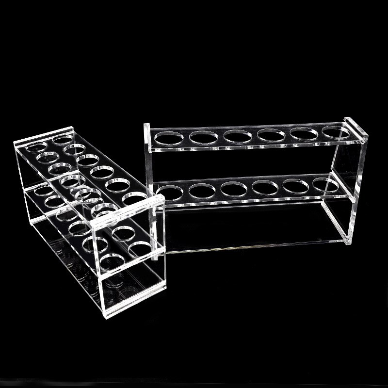 实验室塑料比色管架612 24孔试管架双排单排玻璃塑料移液管试管架