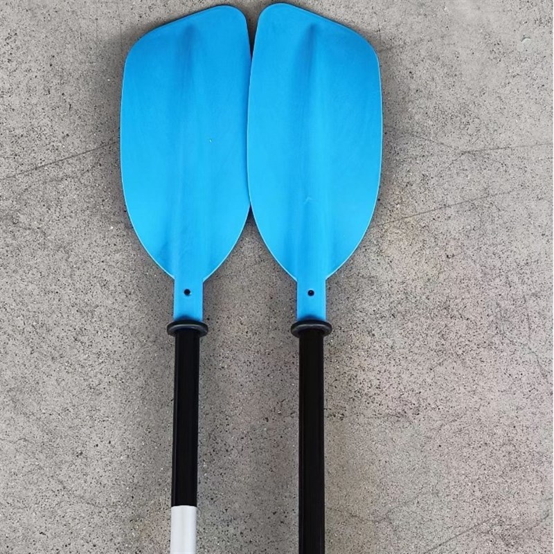 直供皮划艇船桨二节铝合金船桨便携式可拆卸独木舟桨
