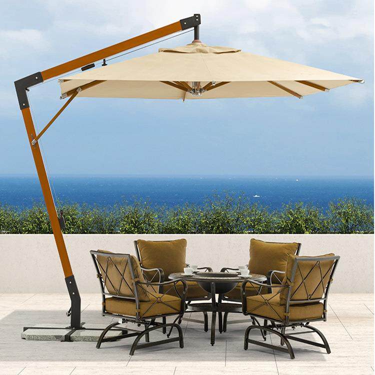 户外遮阳伞庭院伞仿木全铝吊伞花园7字罗马伞室外别墅伞侧边3米伞,纺织面料/辅料/配套,纺织机械配件,淘宝优惠券,粉丝福利购,淘宝优惠卷