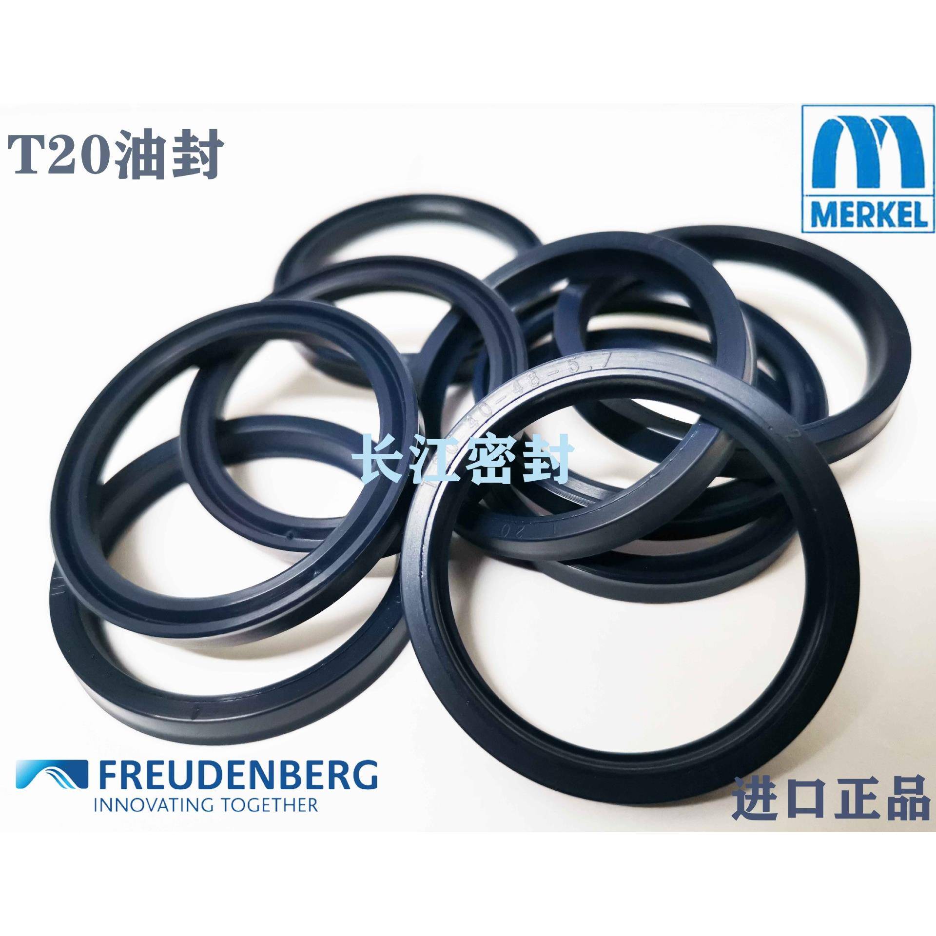 德国进口MERKEL迈克油封T20160-180-16油缸活塞杆密封圈