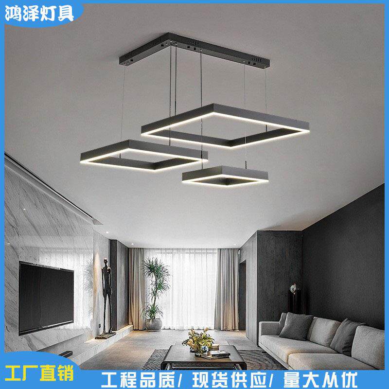 客厅灯吊灯现代简约创意led灯大气家用餐厅灯卧室灯极简北欧灯具