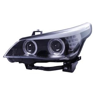 适用于03 宝马5系E60大灯总成520523525天使眼透镜氙 10款