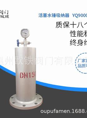活塞式水锤吸纳器胆囊式水锤消除器YQ9000-16PSG9000