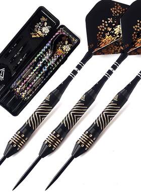 CUESOUL/Q獣22g硬式飞镖高级套装入门级飞镖针铜镖耐用比赛级室内