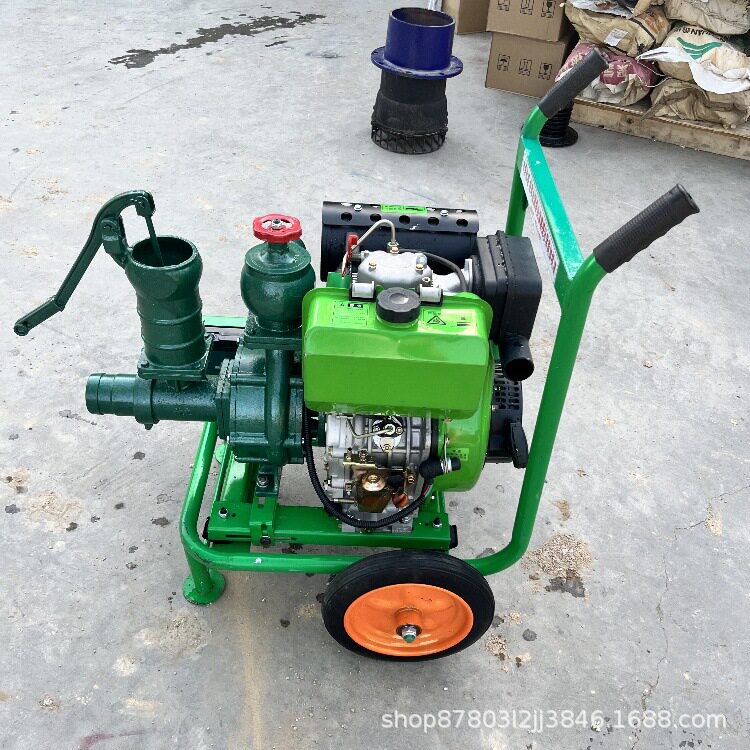 排水抽水泵射程远稻田灌溉泵出水量大大型高压喷灌泵