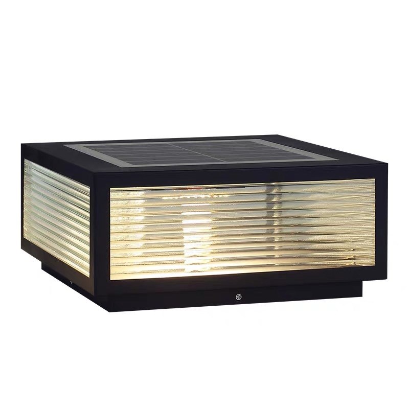 太阳能柱头灯户外防水庭院灯别墅花园围栏围墙柱子灯大门门柱灯