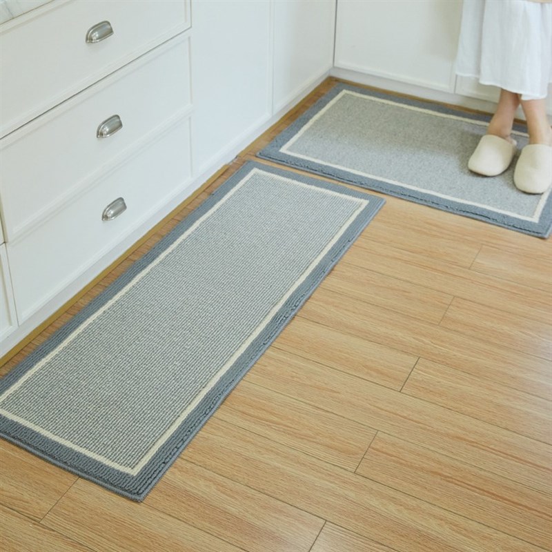 厨房地垫高级感防滑吸水吸油脚垫厨房进门耐磨可机洗门垫地毯