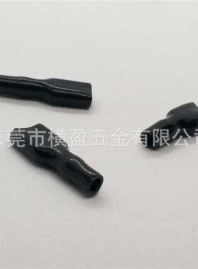 黑色250护套黑色护套6.3插簧黑色护套6.3端子PVC