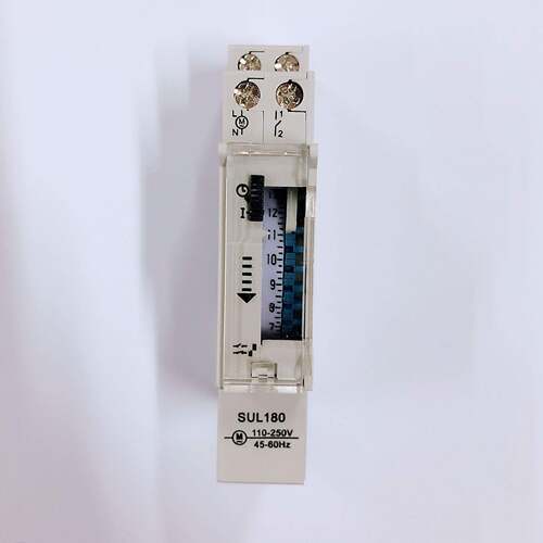 SUL18015分钟间隔时间时控开关定时器1P导轨电源110-250VAC