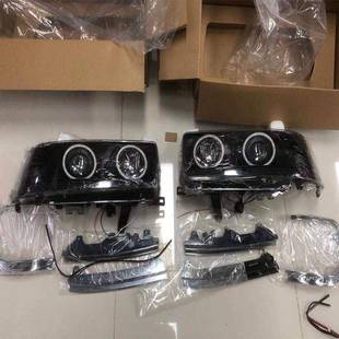 适用于丰田陆地巡洋舰LC80FJ804500大灯LED尾灯改装天使眼大灯