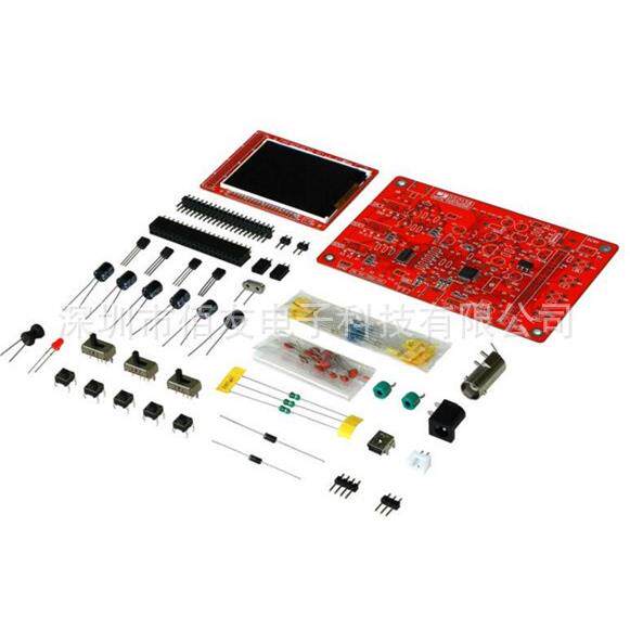 DSO138示波器制作套件,电子学习套件,开源STM32示波器13804K器