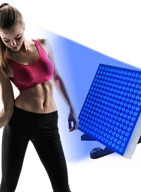 新款家用理疗灯LED225灯古铜色晒肤日光浴晒黑灯全蓝光45W美黑灯