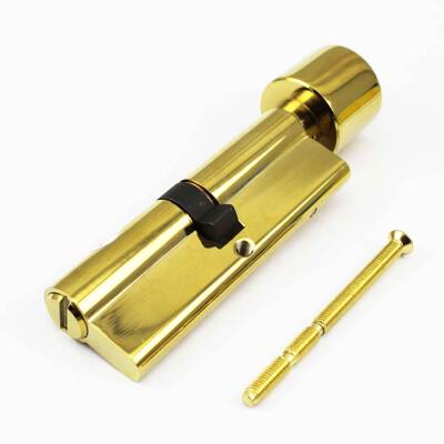 90mm锁芯PVD金色锁芯BK锁芯铜锁芯玫瑰金锁芯