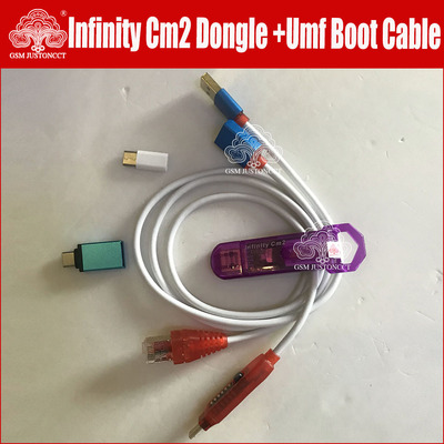 original new infinity CM2 dongle+umf all  boot cable