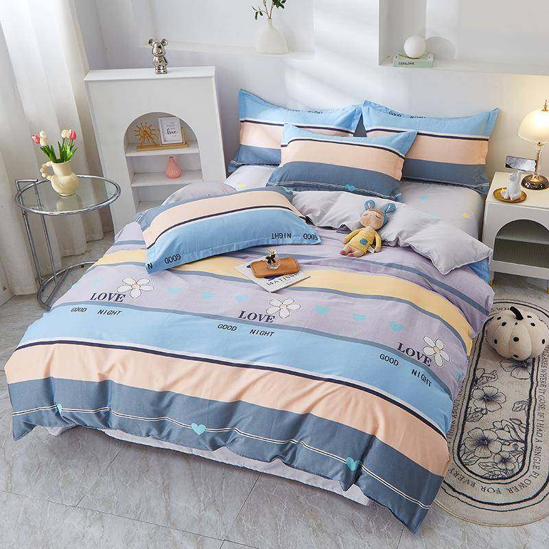全棉印花四件套加厚床单被套学生宿舍纯棉三件套床上用品贸易,机械设备,其他机械设备,淘宝优惠券,粉丝福利购,淘宝优惠卷