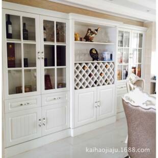 全实木门板烤漆展览欧式环保新款精品时尚自由组合置物架展览柜