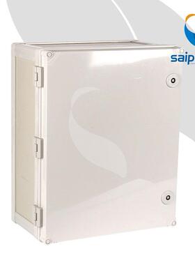 厂供400*300*130PVC防腐防水箱户外明装防雨配电箱塑料控制箱