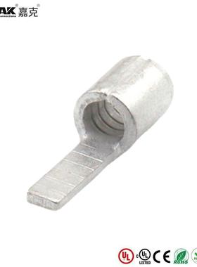 DBN5.5-10无绝缘护套片形端子紫铜接线耳插针形裸冷压端头KST