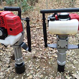 新款搭棚打桩机 拉网打桩机 多功能方管栽桩机