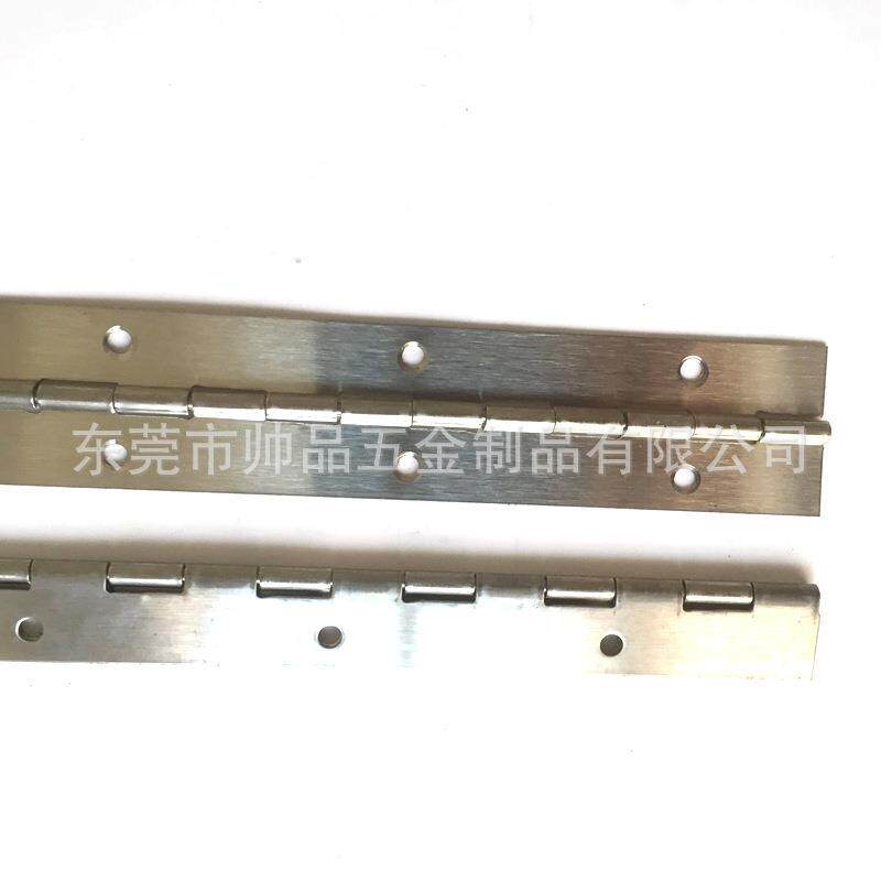304长排铰链合页2.0厚铝加长不锈钢长排合页室外防锈承重长条合页