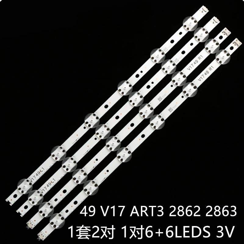 适LG49US6500 49UJ6565灯条 V17 49 R1 6916L-2863A ART3 REV0.2