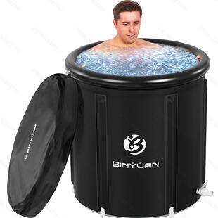 可折叠成人浸泡浴缸用于恢复的冷水浴缸带盖便携式浴缸高品质